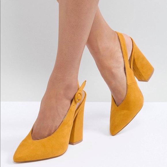 asos yellow shoes